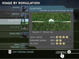 David Leadbetter Personal Golf Trainer for Wii screenshot
