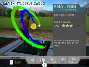 David Leadbetter Personal Golf Trainer for Wii screenshot